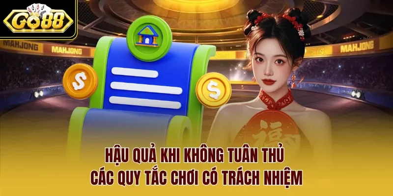 Hậu quả khi không tuân thủ các quy tắc chơi có trách nhiệm